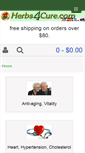 Mobile Screenshot of herbs4cure.com